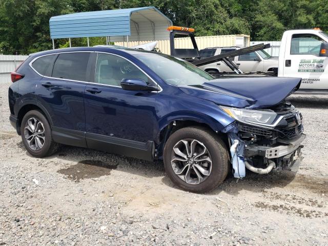 2HKRW1H54LH409671 - 2020 HONDA CR-V EX BLUE photo 4