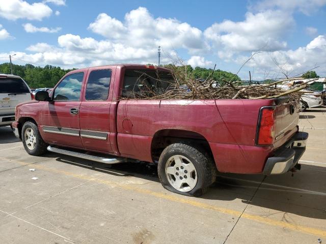 1GCEC19Z77Z162699 - 2007 CHEVROLET SILVERADO C1500 CLASSIC BURGUNDY photo 2
