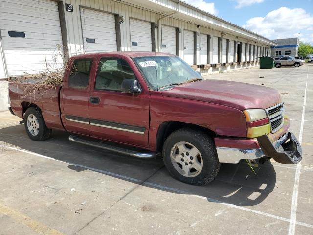 1GCEC19Z77Z162699 - 2007 CHEVROLET SILVERADO C1500 CLASSIC BURGUNDY photo 4