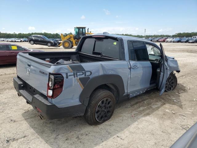 5FPYK3F87NB020838 - 2022 HONDA RIDGELINE BLACK EDITION GRAY photo 3