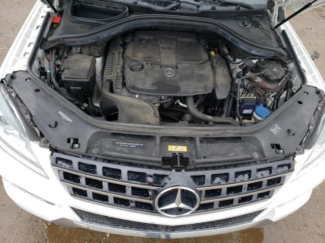 4JGDA5HB7FA521314 - 2015 MERCEDES-BENZ ML 350 4MATIC WHITE photo 11