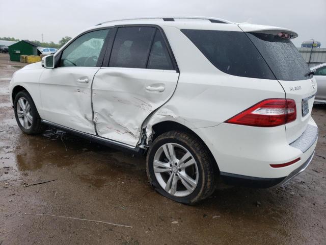 4JGDA5HB7FA521314 - 2015 MERCEDES-BENZ ML 350 4MATIC WHITE photo 2
