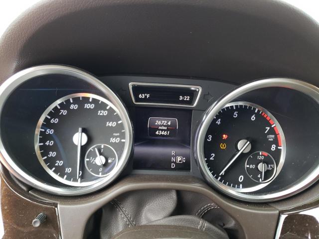 4JGDA5HB7FA521314 - 2015 MERCEDES-BENZ ML 350 4MATIC WHITE photo 9