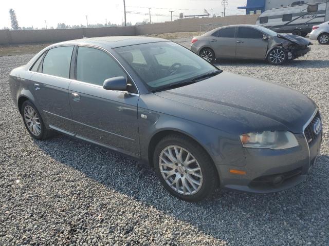 WAUAF78E08A145750 - 2008 AUDI A4 2.0T GRAY photo 4