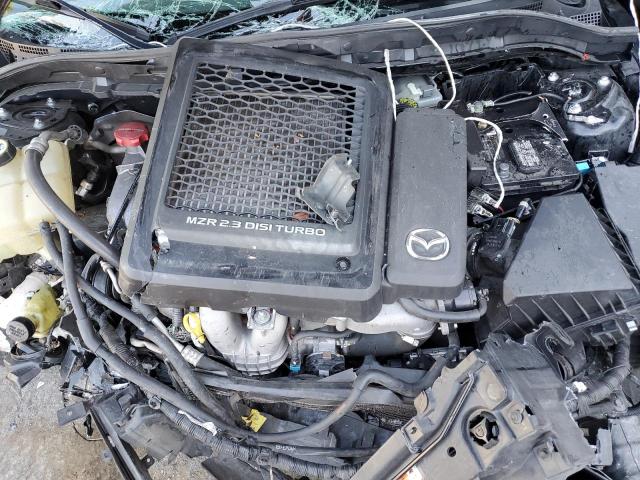 JM1BL1H49A1238907 - 2010 MAZDA SPEED 3 BLACK photo 11