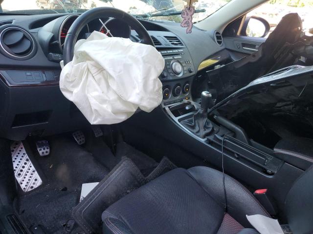 JM1BL1H49A1238907 - 2010 MAZDA SPEED 3 BLACK photo 8