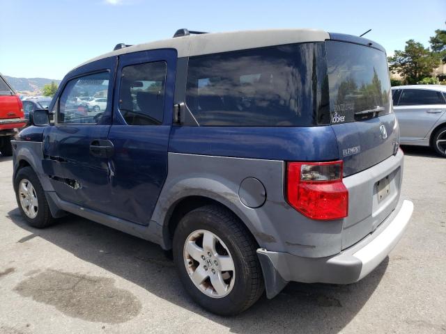 5J6YH18523L016215 - 2003 HONDA ELEMENT EX BLUE photo 2