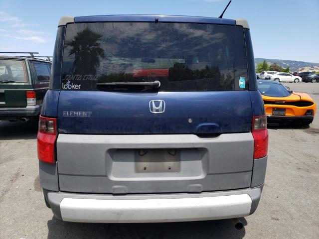 5J6YH18523L016215 - 2003 HONDA ELEMENT EX BLUE photo 6