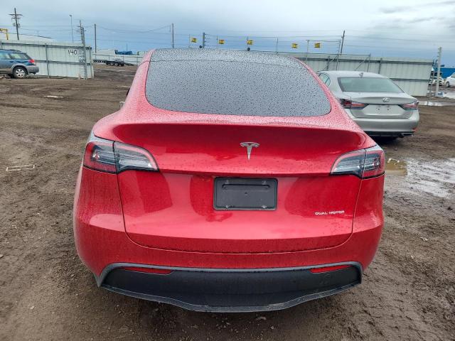 5YJYGDEE9MF193461 - 2021 TESLA MODEL Y RED photo 6