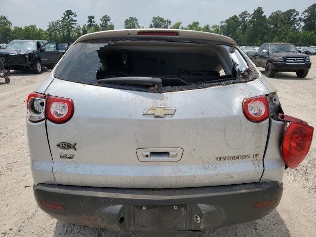 1GNKRGEDXCJ167944 - 2012 CHEVROLET TRAVERSE LT SILVER photo 6