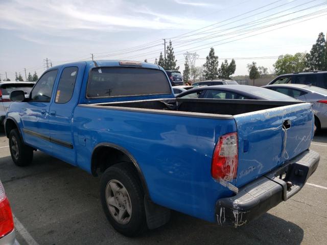 5TBRU341X5S448291 - 2005 TOYOTA TUNDRA ACCESS CAB SR5 BLUE photo 2