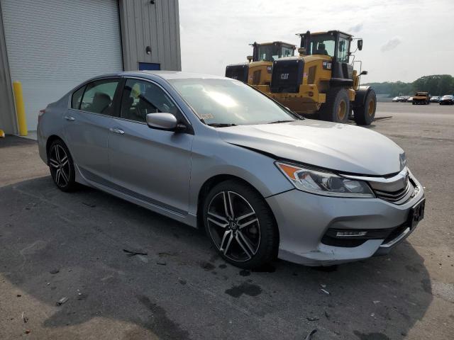 1HGCR2F11HA082147 - 2017 HONDA ACCORD SPORT SPECIAL EDITION SILVER photo 4