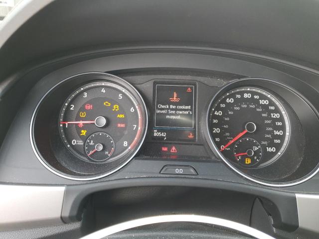 1V24C2CA4LC203418 - 2020 VOLKSWAGEN ATLAS CROS SE WHITE photo 9