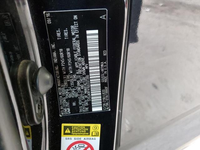 5TDJKRFH1GS337266 - 2016 TOYOTA HIGHLANDER XLE Qara foto 13