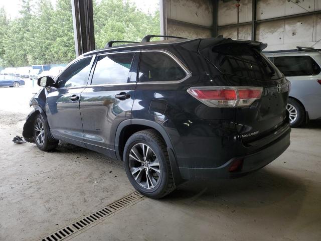 5TDJKRFH1GS337266 - 2016 TOYOTA HIGHLANDER XLE Qara foto 2