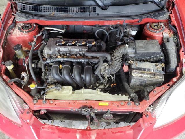 2T1KR32E67C642747 - 2007 TOYOTA COROLLA MA XR RED photo 11
