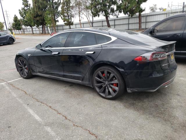 5YJSA1DPXDFP14129 - 2013 TESLA MODEL S Սև լուսանկար 2