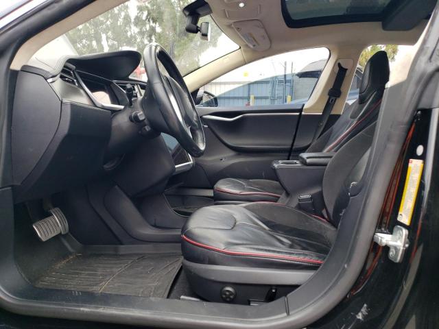 5YJSA1DPXDFP14129 - 2013 TESLA MODEL S Սև լուսանկար 7