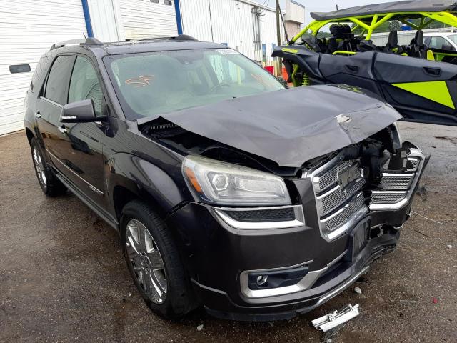 1GKKRTKD5FJ117418 - 2015 GMC ACADIA DENALI GRAY photo 1