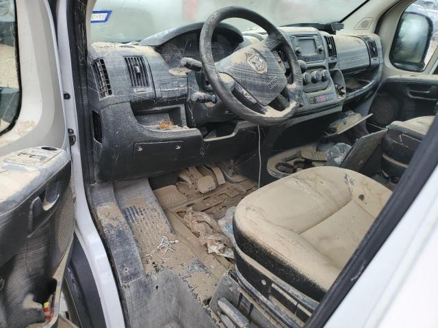 3C6TRVDG1HE527904 - 2017 RAM PROMASTER 2500 HIGH WHITE photo 8