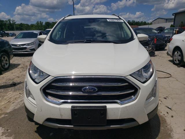 MAJ6P1WL5JC245539 - 2018 FORD ECOSPORT TITANIUM WHITE photo 5