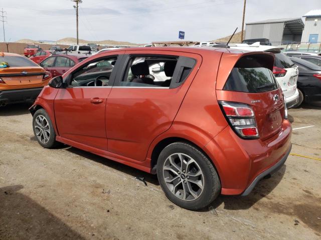 1G1JD6SB8L4105692 - 2020 CHEVROLET SONIC LT ORANGE photo 2