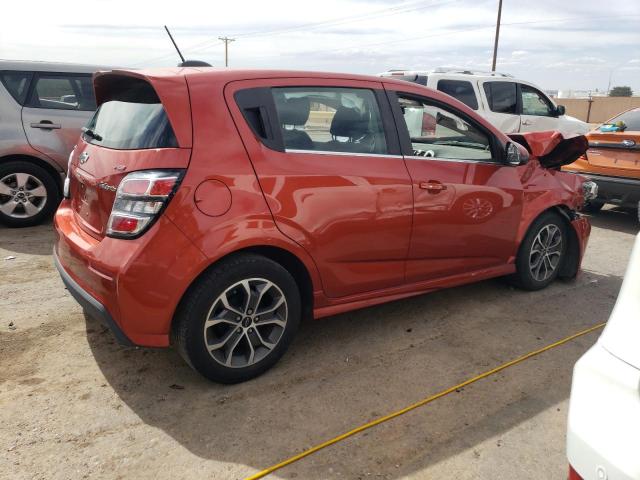 1G1JD6SB8L4105692 - 2020 CHEVROLET SONIC LT ORANGE photo 3