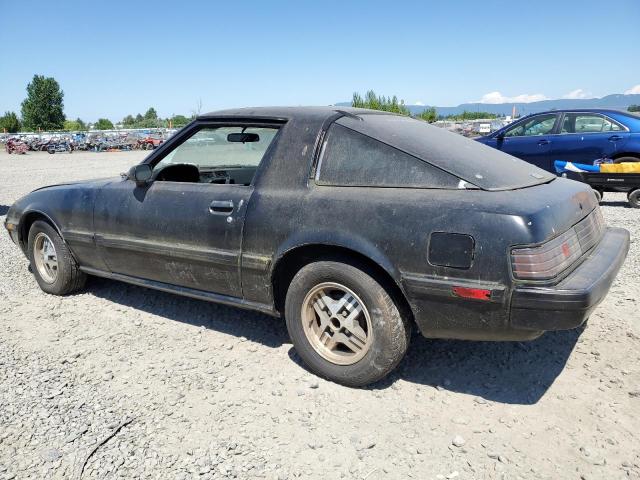 JM1FB3318D0702681 - 1983 MAZDA RX7 BLACK photo 2