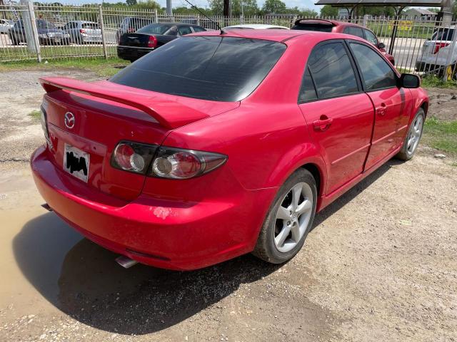 1YVHP80D585M07336 - 2008 MAZDA 6 S RED photo 4