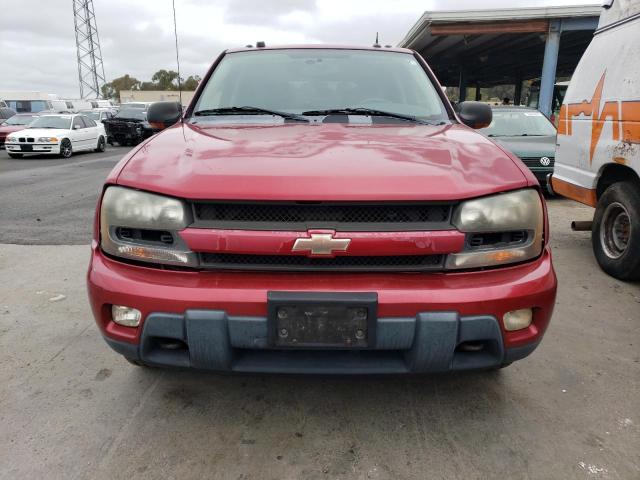 1GNDT13S952176897 - 2005 CHEVROLET TRAILBLAZE LS BURGUNDY photo 5