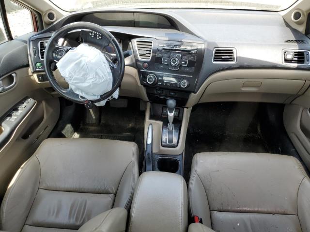 2HGFB2F93DH545845 - 2013 HONDA CIVIC EXL მუქწითელი ფოტო 8