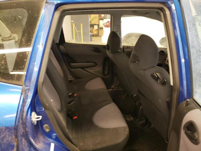 JHMGD38677S000457 - 2007 HONDA FIT S BLUE photo 10