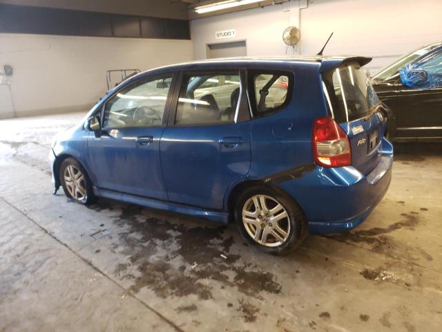JHMGD38677S000457 - 2007 HONDA FIT S 蓝色 照片 2