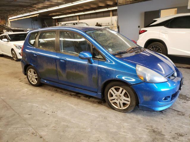 JHMGD38677S000457 - 2007 HONDA FIT S 蓝色 照片 4