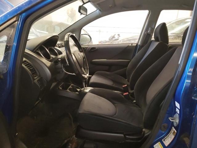 JHMGD38677S000457 - 2007 HONDA FIT S BLUE photo 7