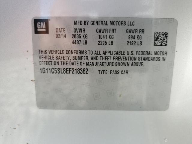 1G11C5SL8EF218362 - 2014 CHEVROLET MALIBU 1LT 银色 照片 13