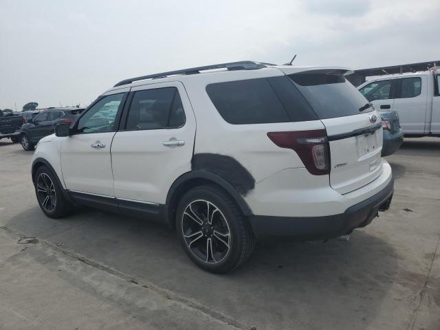 1FM5K8GT7FGB49175 - 2015 FORD EXPLORER SPORT WHITE photo 2