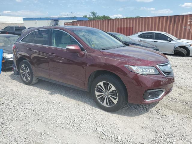 5J8TB4H70JL022422 - 2018 ACURA RDX ADVANCE MAROON photo 4