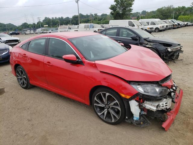 2HGFC2F89MH554280 - 2021 HONDA CIVIC SPORT 红色 照片 4