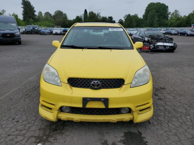 2T1KR32E64C203334 - 2004 TOYOTA COROLLA MA XR YELLOW photo 5