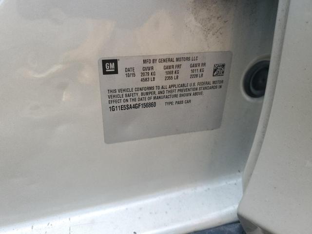 1G11E5SA4GF156860 - 2016 CHEVROLET MALIBU LIM LTZ BEIGE photo 12