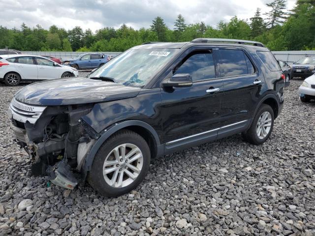 1FMHK8D87BGA89616 - 2011 FORD EXPLORER XLT BLACK photo 1