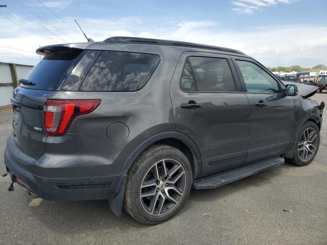 1FM5K8GT5KGB09543 - 2019 FORD EXPLORER SPORT CHARCOAL photo 3