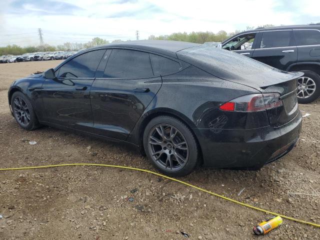 5YJSA1E6XMF456295 - 2021 TESLA MODEL S 黑色 照片 2