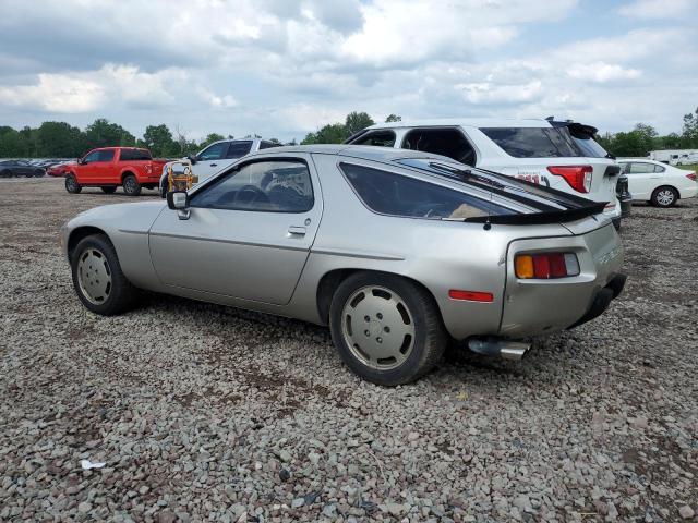 WP0JA0925CS820752 - 1982 PORSCHE 928 SILVER photo 2