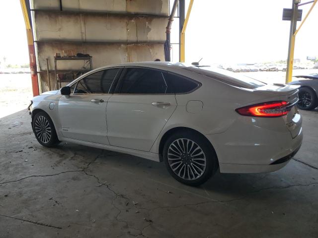 3FA6P0SU0HR275343 - 2017 FORD FUSION TITANIUM PHEV WHITE photo 2