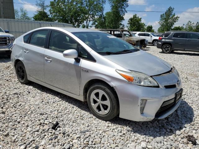 JTDKN3DU5C1509363 - 2012 TOYOTA PRIUS SILVER photo 4