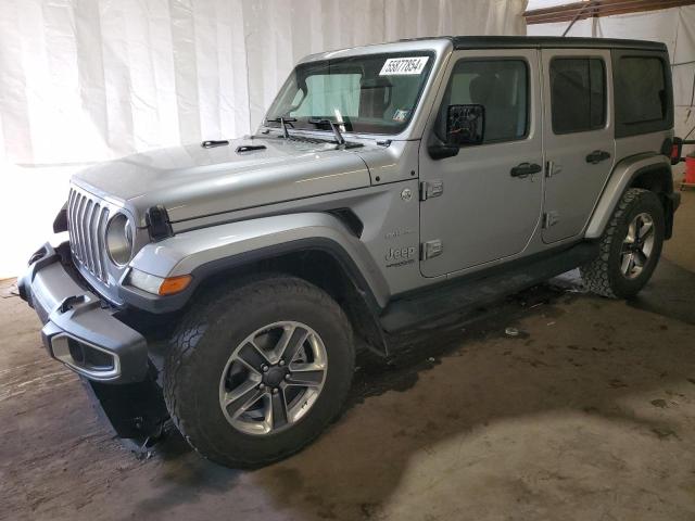 1C4HJXEN7KW624228 - 2019 JEEP WRANGLER U SAHARA GRAY photo 1