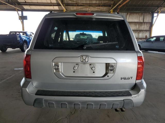 2HKYF18404H509514 - 2004 HONDA PILOT EX SILVER photo 6