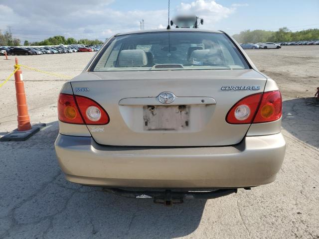 1NXBR32E34Z225502 - 2004 TOYOTA COROLLA CE TAN photo 6